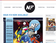 Tablet Screenshot of nintendoforcemagazine.com